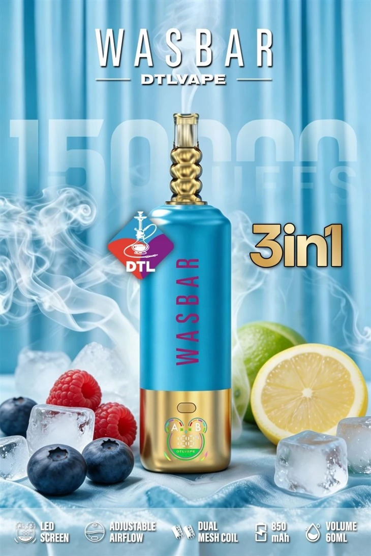 WASBAR 150000 Puffs 3-in-1 Vape